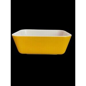 Vintage Pyrex Refrigerator Dish 502 Yellow 1-1/2 Pint - BOWL ONLY